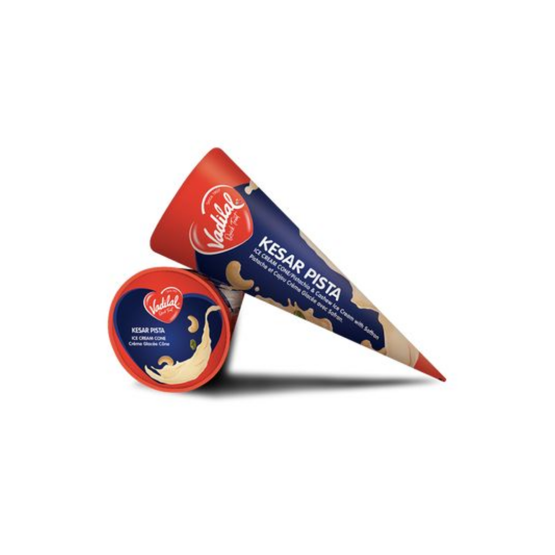 VADILAL CONES - KESAR PISTA 110ml