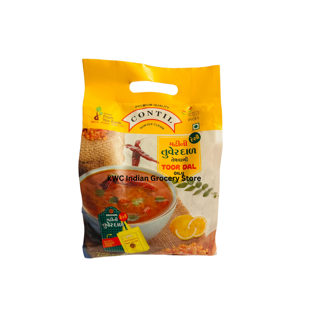 FTE PULSES- MADHI TOOR DAL OILY 4LBS