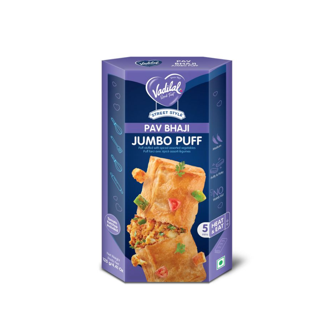 VADILAL PAV BHAJI PUFF 125G