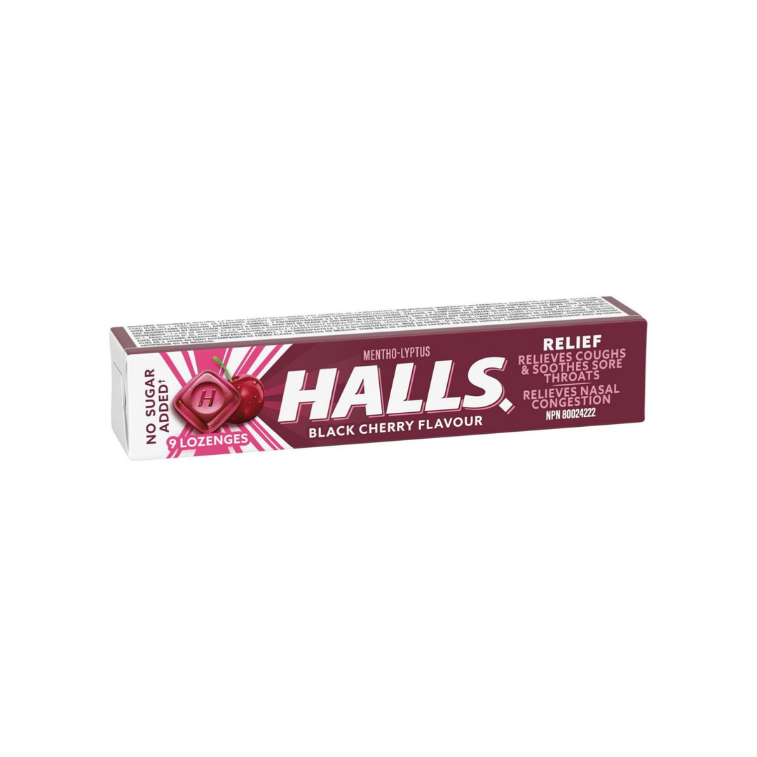 Halls Mentho Lyptus Black Cheery
