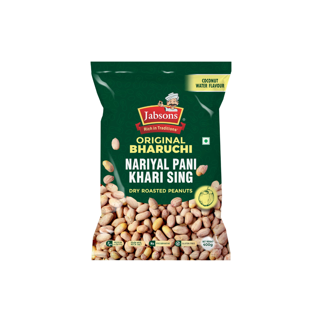 Jabsons Peanut Khari Sing- Coconut Flavour 400gm