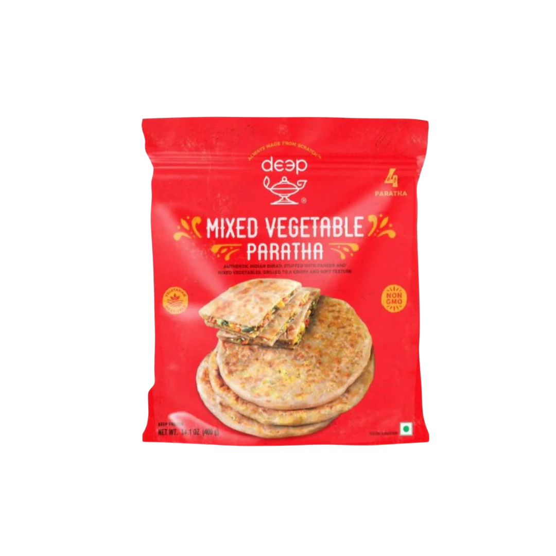 Deep MixVeg. Paratha 4pc