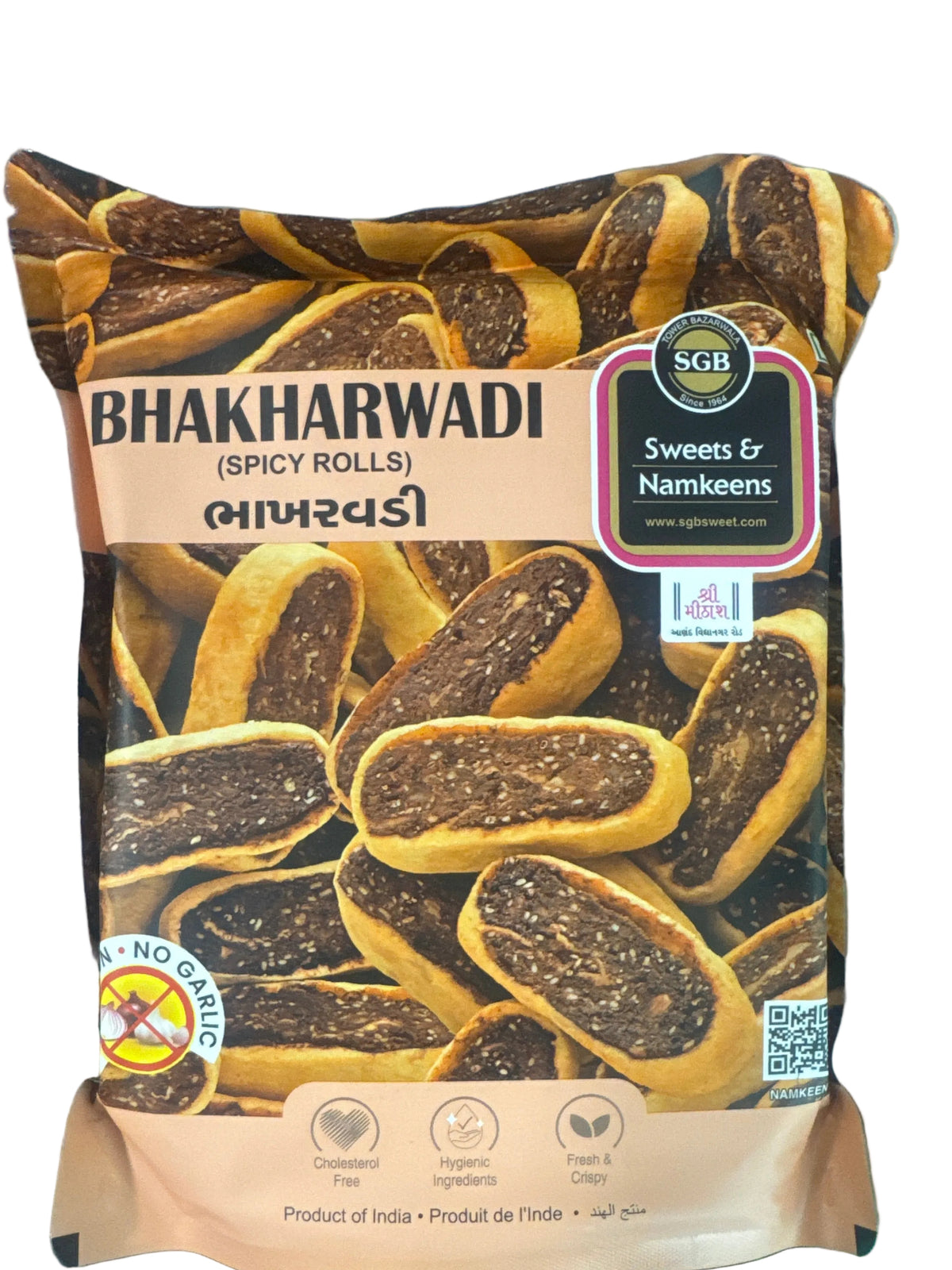 SGB No Onion No Garlic Bhakharwadi (Spicy Rolls) 400Gm