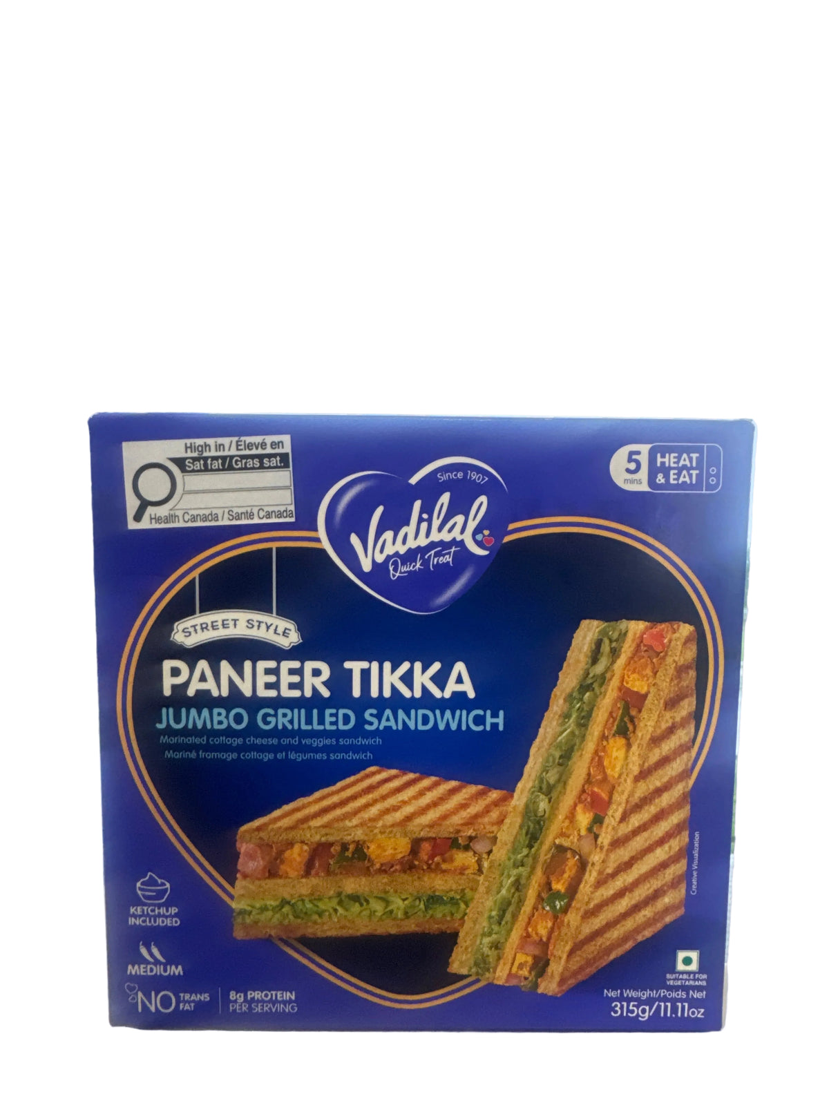 VADILAL PANEER TIKKA SANDWICH 315G