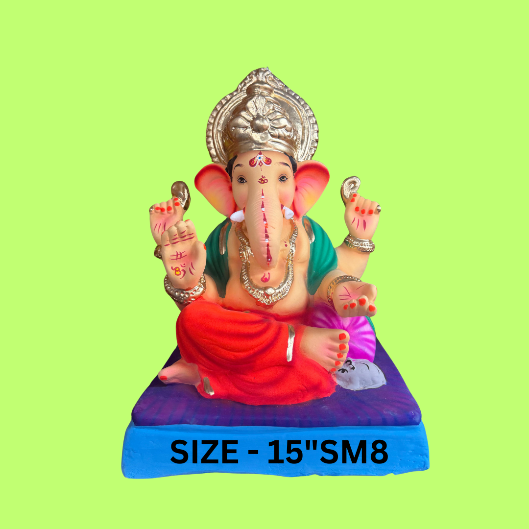 GANPATI MURTI SIZE - 15"SM8