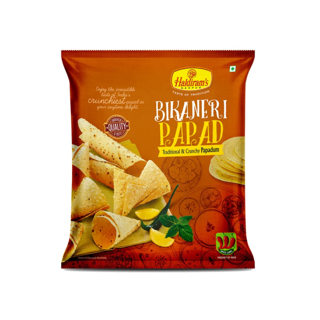 Haldiram Bikaneri Papad (Med. spicy) - 200 g