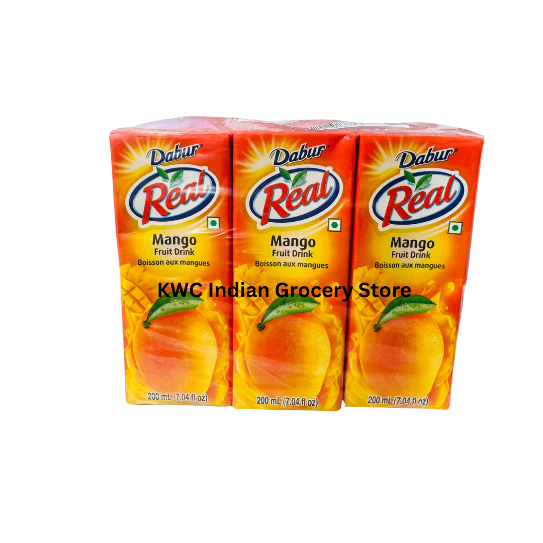 Dabur Real Mango Nectar - 200 ml x 6