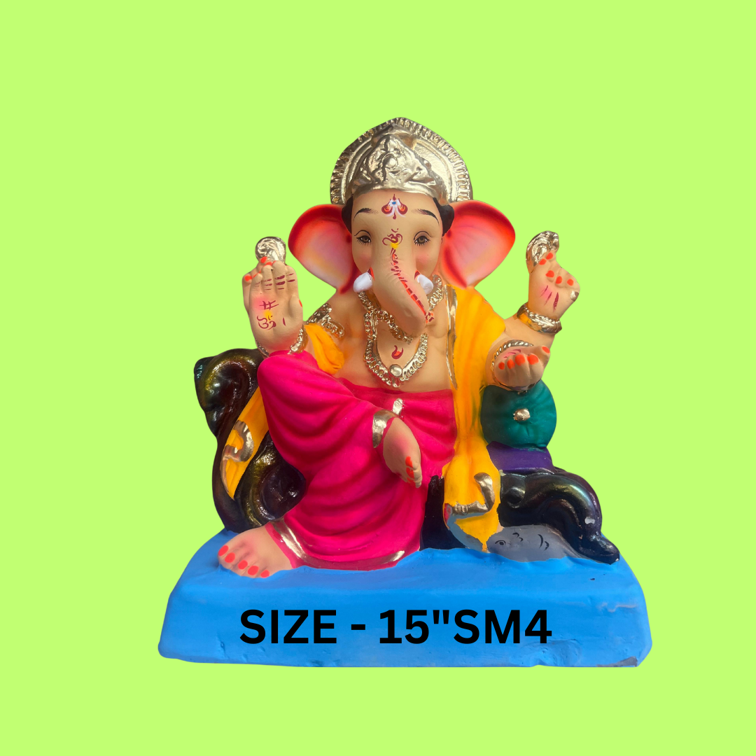 GANPATI MURTI SIZE - 15"SM4