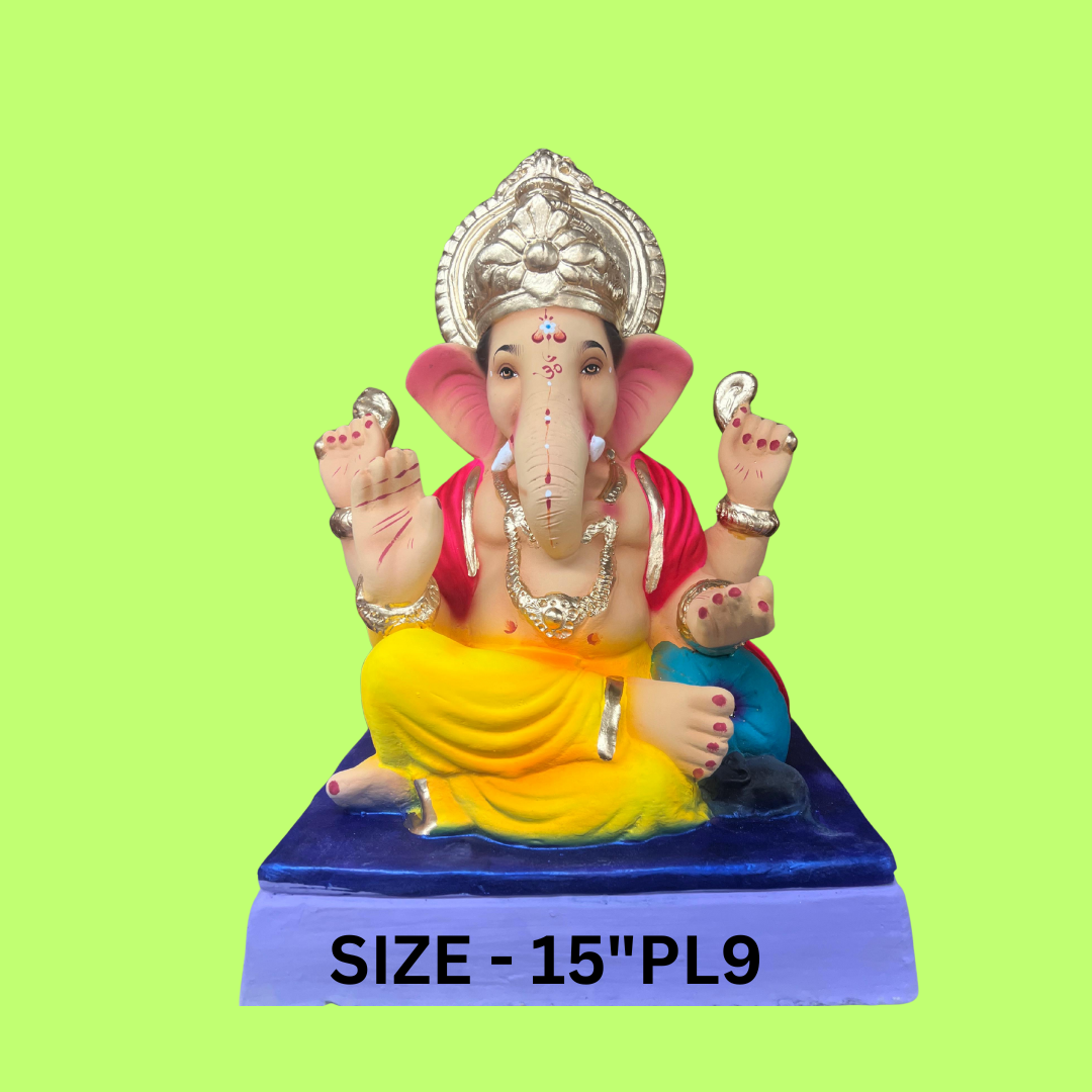GANPATI MURTI SIZE - 15"PL9