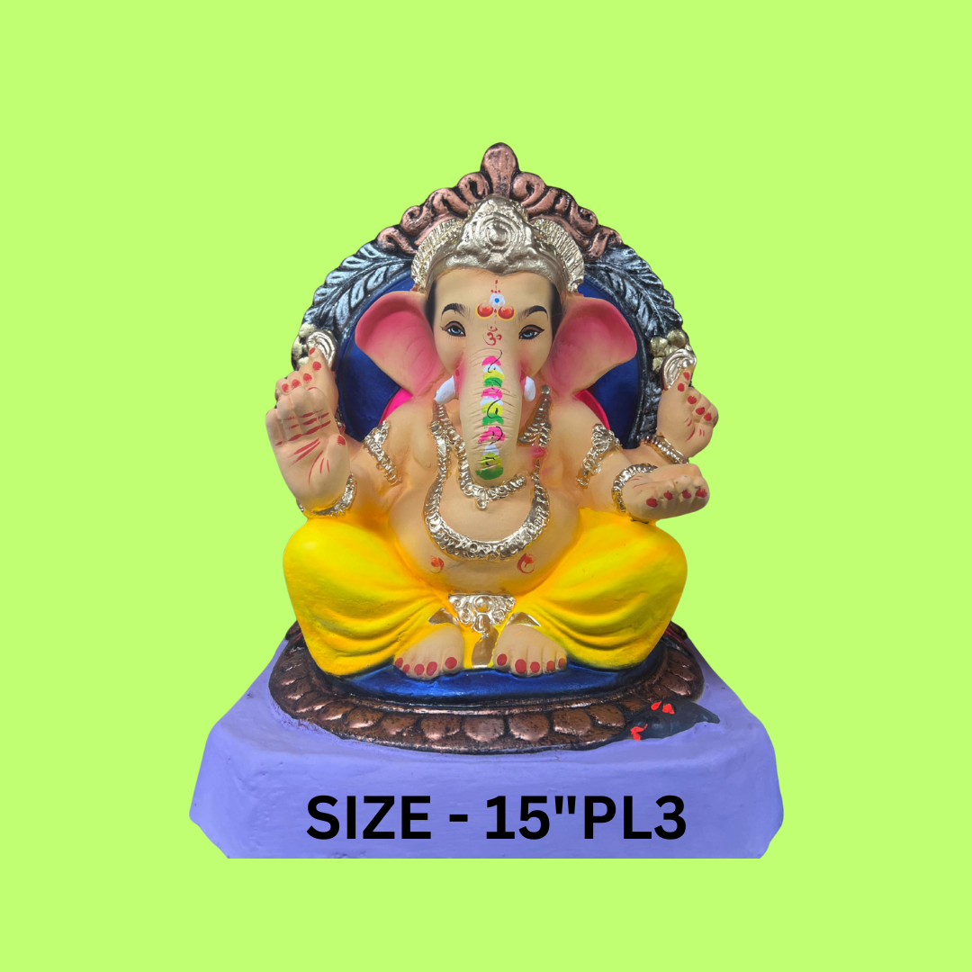 GANPATI MURTI SIZE - 15"PL3