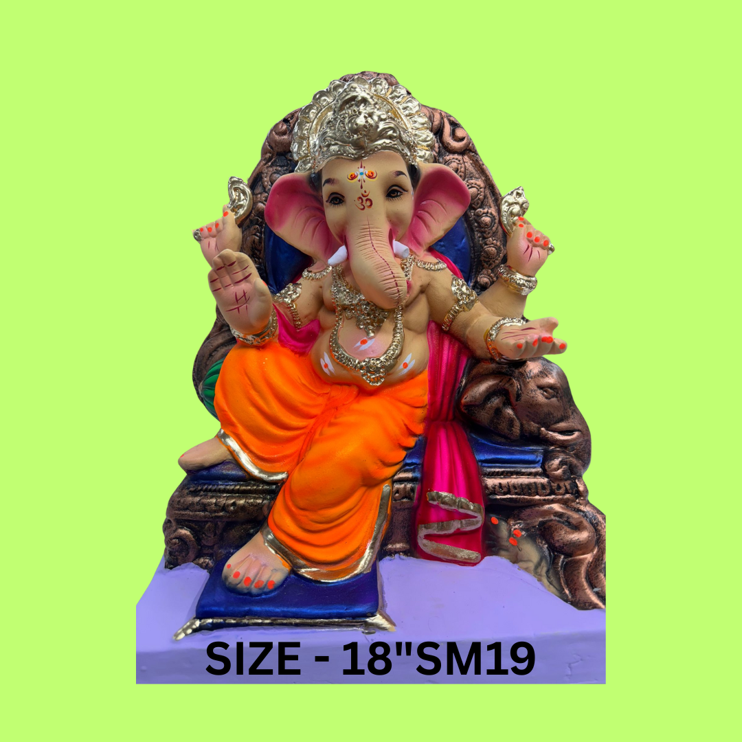 GANPATI MURTI SIZE - 18"SM19