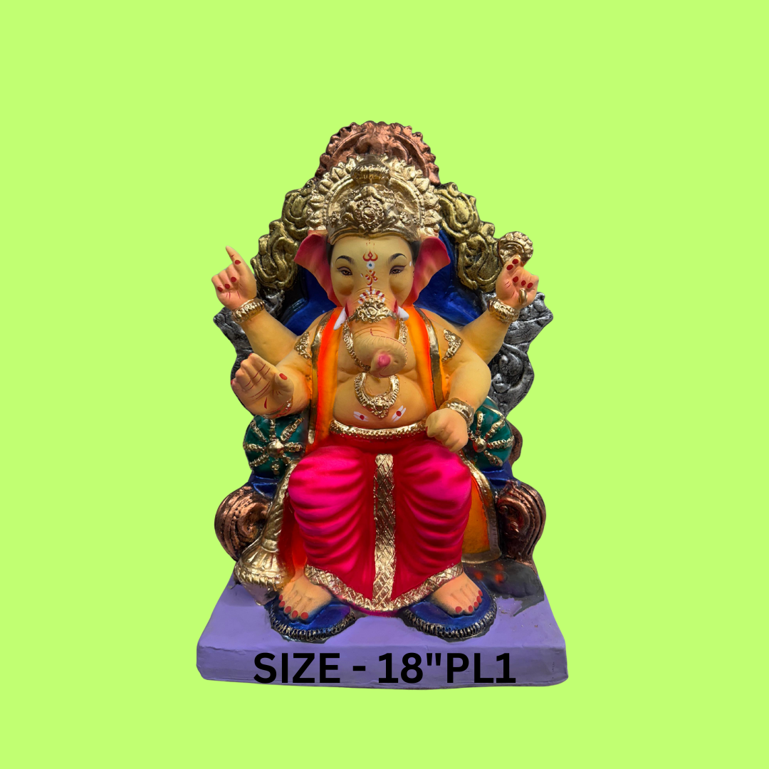 GANPATI MURTI SIZE - 18"PL1