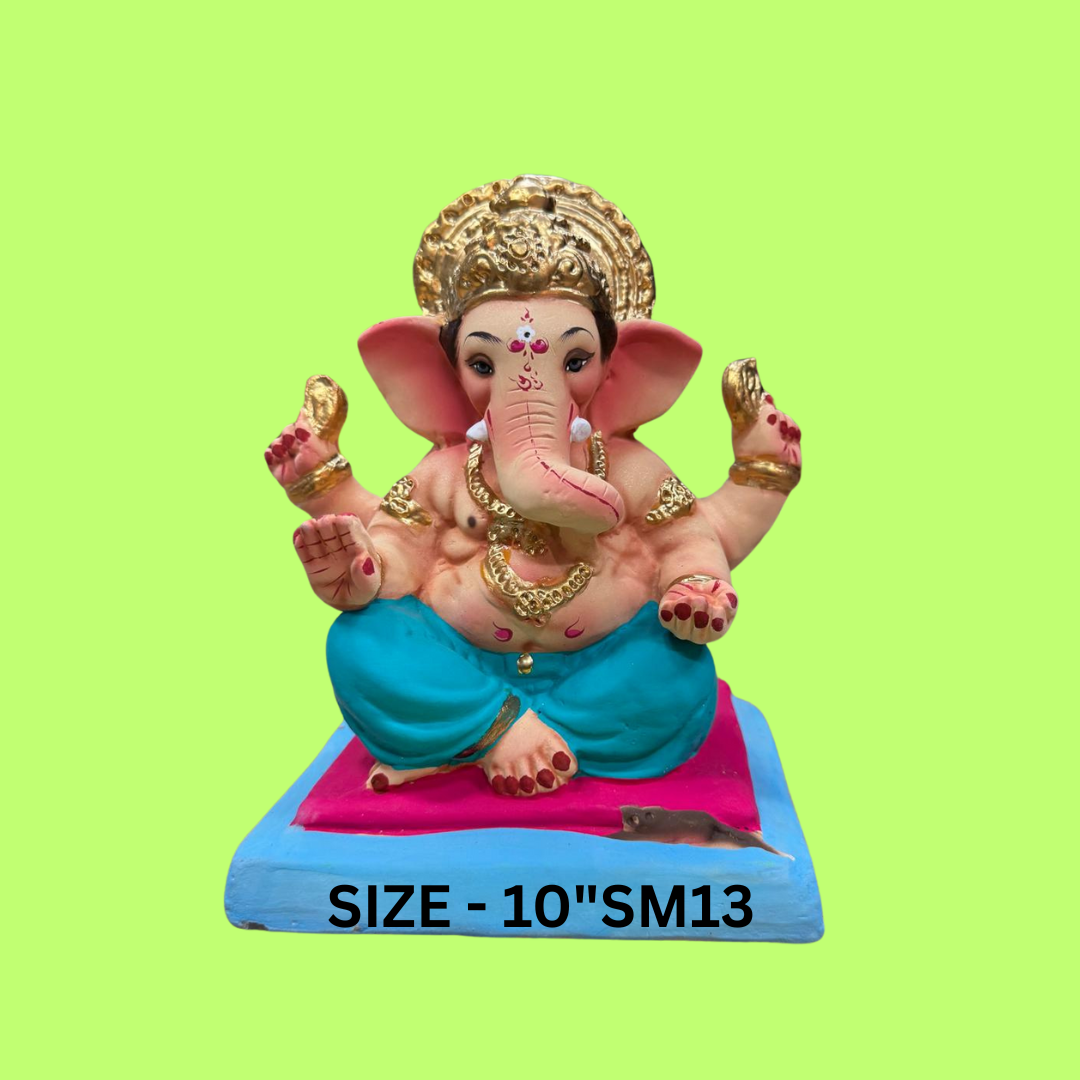 GANPATI MURTI SIZE - 10"SM13