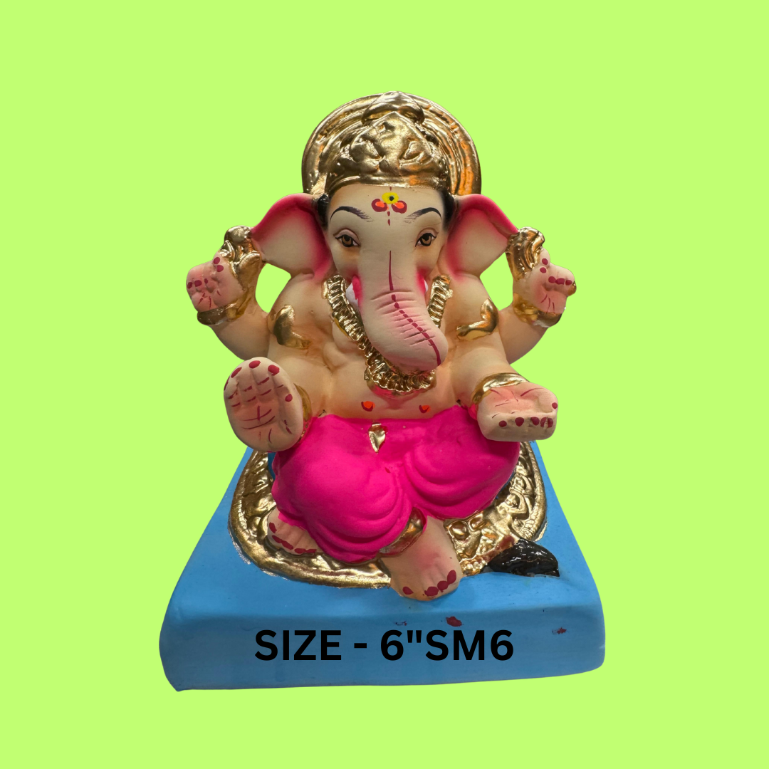 GANPATI MURTI SIZE - 6"SM6
