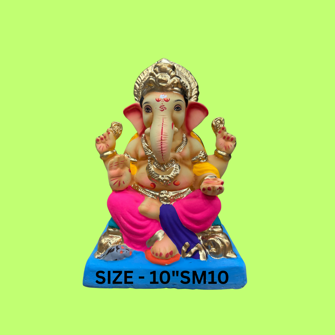 GANPATI MURTI SIZE - 10"SM10