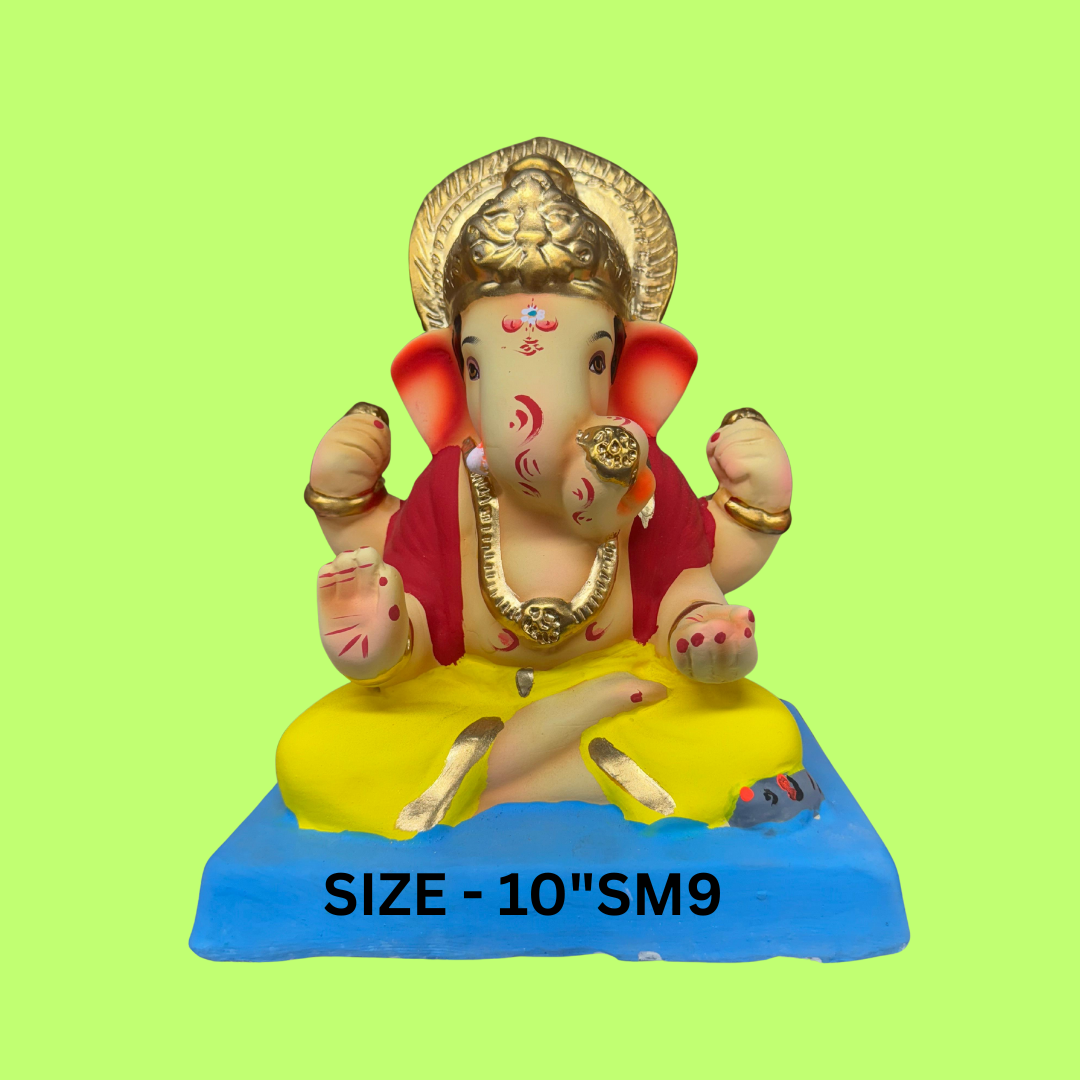 GANPATI MURTI SIZE - 10"SM9
