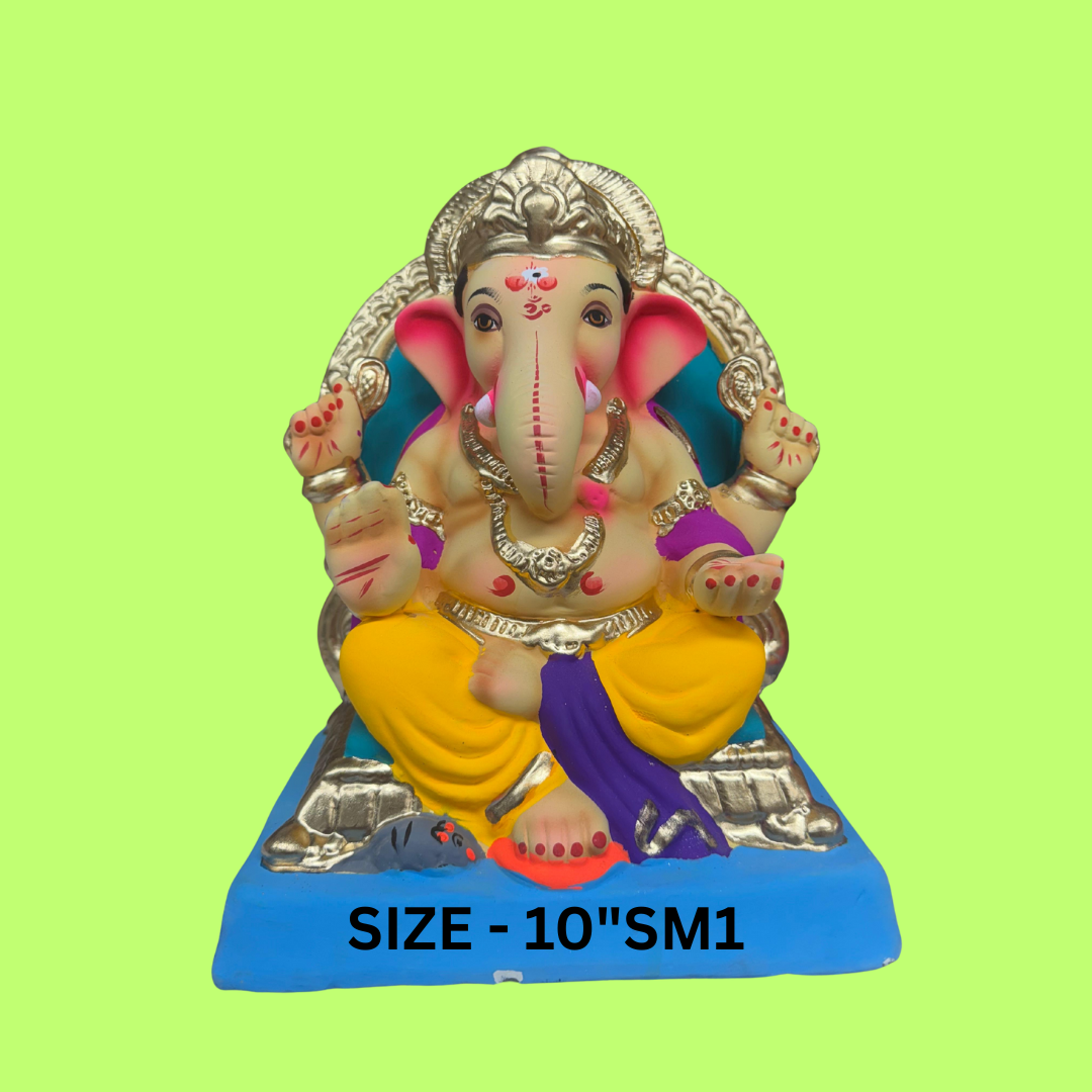 GANPATI MURTI SIZE - 10"SM1