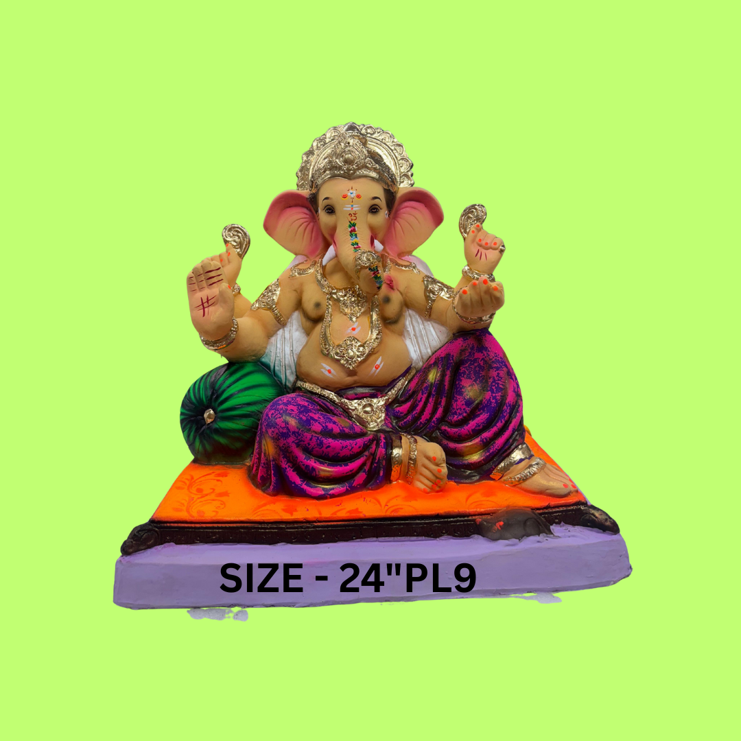 GANPATI MURTI SIZE - 24"PL9