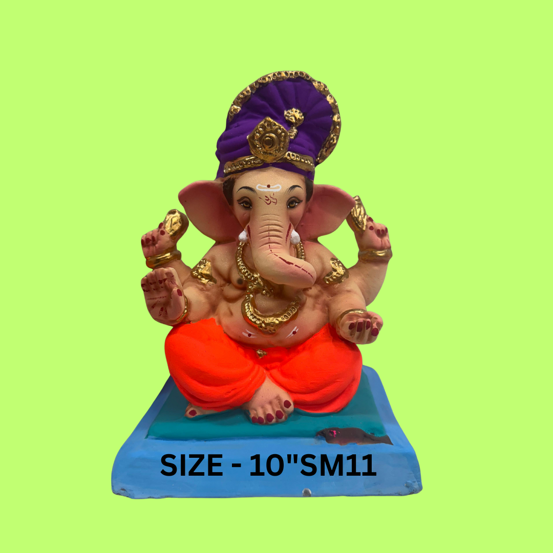 GANPATI MURTI SIZE - 10"SM11