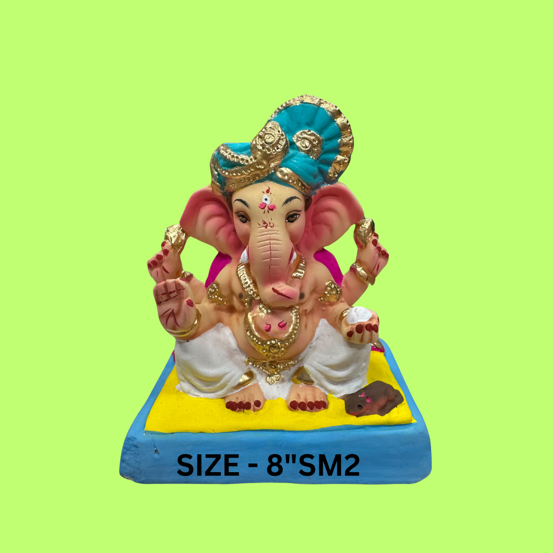 GANPATI MURTI SIZE - 8"SM2