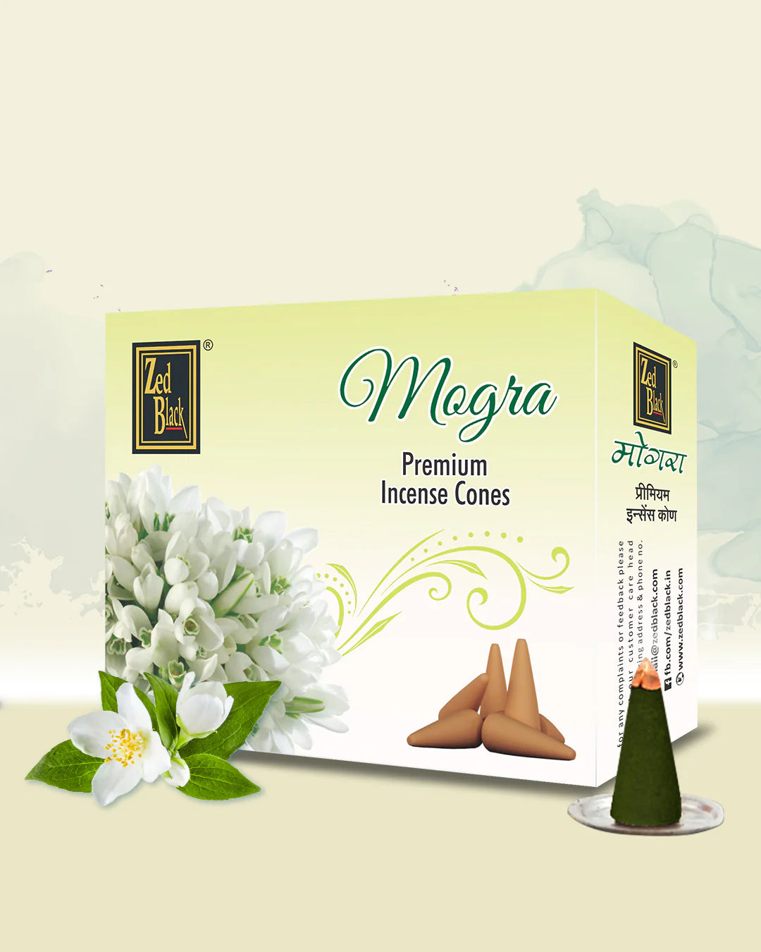 Zed Black Mogra Premium Incense Cones